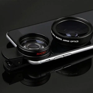 2 In 1 Mobile Phone Lens 0.45x Super Wide Angle 10x Macro HD Camera Lens - Zdjęcie 1 z 11