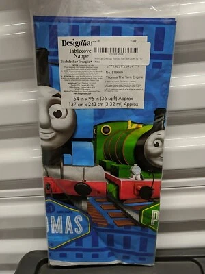 ASMCAN Thomas the Tank Engine Tablecover Percy James Designware Blue 2011 New