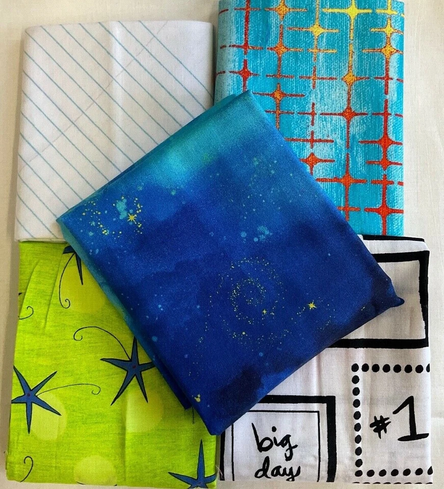 FAT QUARTER BUNDLE OF 5-100% COTTON - FQ602 - Image 1 of 1