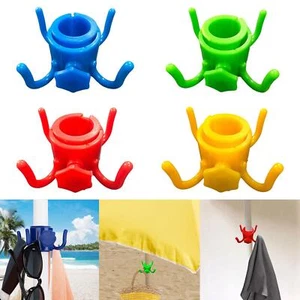 Beach Umbrella Hooks Hanger Beach Umbrella Hanger Parasol Hanger for Towels - Picture 1 of 13