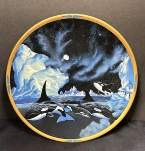 Lenox "Polar Strollers" By Van Raemdonck Sea of Dreams Collector Plate 8" 1994 - Picture 1 of 2