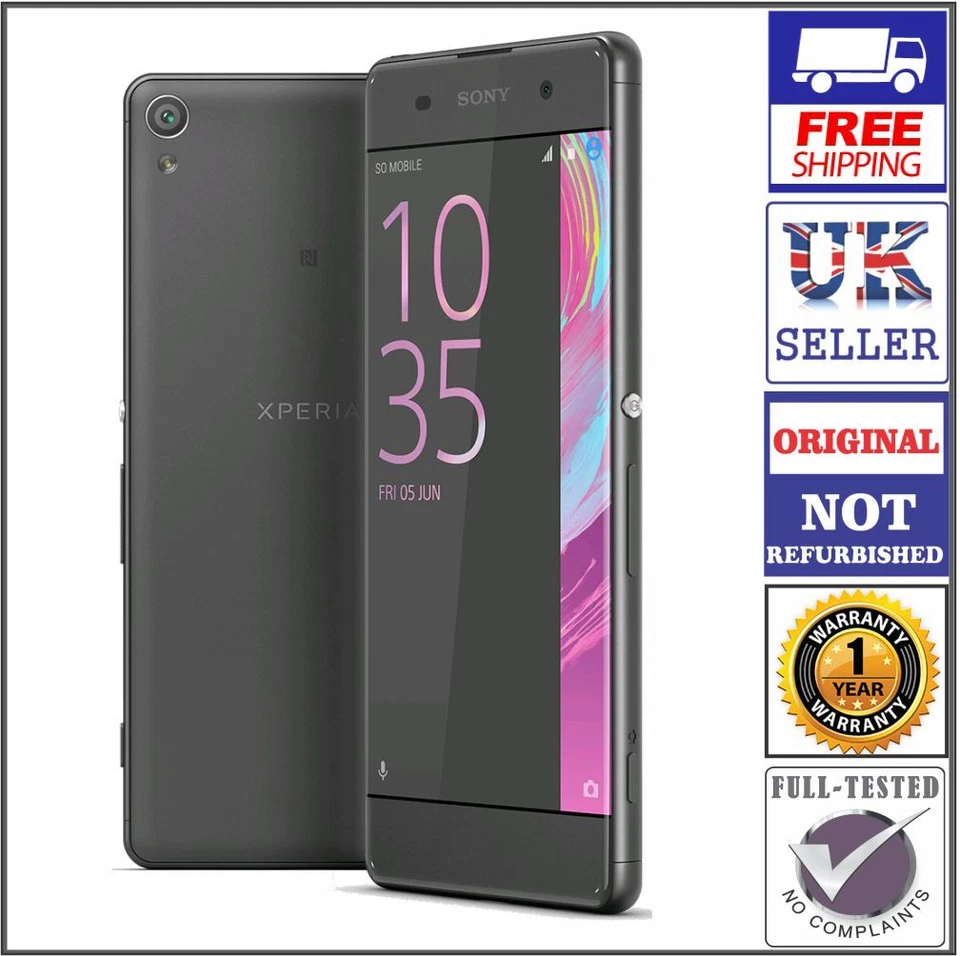 Sony Xperia XA - 16GB - Graphite Black (Unlocked) Smartphone - Image 1 of 1