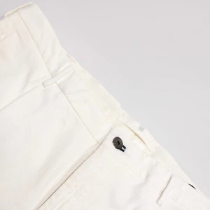 Incotex NWD Chinos/Casual Pants Size 56 40 US Tapered Fit In White Cotton Blend - Picture 1 of 24