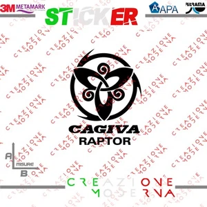 ADESIVO STICKER CAGIVA RAPTOR  MISURE PERSONALIZZATE - Foto 1 di 2