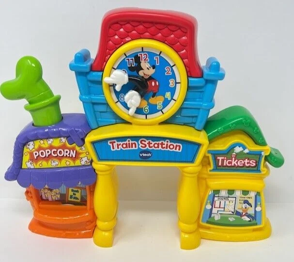 Vtech Go Go Smart Wheels Disney Mickey Mouse Train Station Ticket Booth - Image 1 of 4