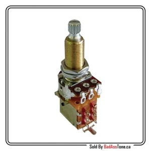 Bourns 500K Push Pull (DPDT) - lange geteilte Welle Audio Taper - (Stck 1) - Bild 1 von 1