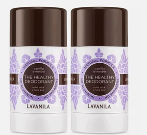 Lavanila Natural Aluminum Free Deodorant 2-Pack Vanilla Lavender - Picture 1 of 1