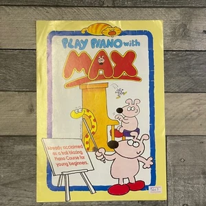 Play Piano With Max Poster - Picture 1 of 4