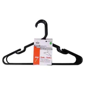 Lot of 2 MAURICE Black Plastic Hangers 7PK FREE SHIPPING - Picture 1 of 2