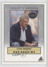 2001 Fleer Greats of the Game Coach's Corner Don Haskins #4CC