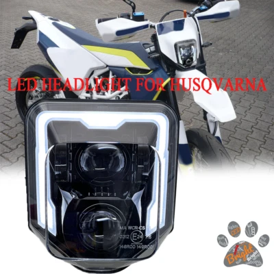 Faro LED DRL para Husqvarna 701 Enduro SuperMoto 501 300 450 350 250 2014 Foto 1 de 4