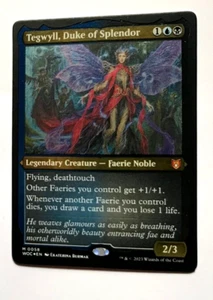MTG Tegwyll, Duca di Splendore *CARTA SPESSA* Wilds of Eldraine #0058 Mint/NM - Foto 1 di 2