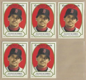 Menge (5) 2005 Topps Cracker Jack MANNY RAMIREZ #234 Red Sox KOSTENLOSER/SCHNELLER VERSAND - Bild 1 von 1