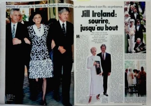 *CHARLES BRONSON JILL IRELAND = 2 PAGES 1990 French CLIPPING/ COUPURE DE PRESSE - Imagen 1 de 1