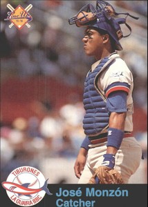 1995-96 LineUp Venezuelan Baseball #232 Jose Monzon
