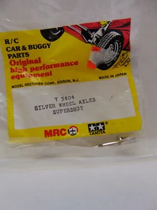 Tamiya y5404 Vintage Supershot Wheel Axles (Silver -2pcs) NIB Made in Japan - Picture 1 of 1
