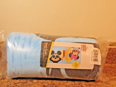 Toalla de playa Disney Minnie and Mickey de gran tamaño 34" x 64" NUEVA Foto 1 de 3