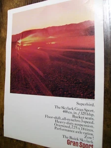 1965 Buick Skylark Gran Sport mid-size mag car ad -"Superbird." - Picture 1 of 1