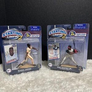 Barry Bonds - Ken Griffey JR. Starting Lineup 2 Figure 2000 SLU Hasbro - Picture 1 of 3
