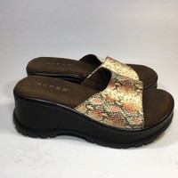 chunky wooden sandals