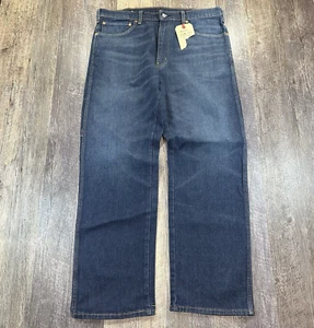 NEW NWOT Mens Levi's Dark Denim Western Fit Stretch Blue Jeans Size 38x32 - Picture 1 of 11