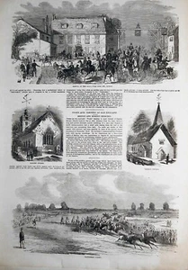 THE COCK INN - SUTTON, UK; MORDEN CHURCH & MERRTON CHURCH + TATTENHAM CORNER 1951 - Imagen 1 de 1