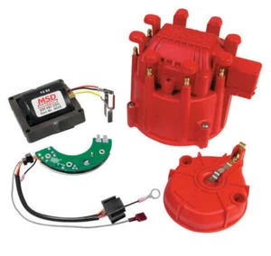 MSD-8501 MSD HEI Distributor Upgrade Kit, Ultimate, Coil, Cap, Rotor, Module, GM - Picture 1 of 7