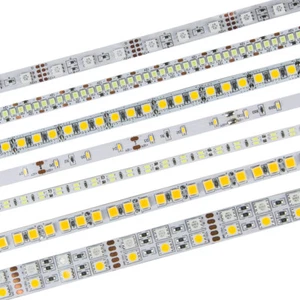 5M LED Flexible Strip Light 3528 2835 3014 5050 5630 5054 RGB Warm White DC 12V - Picture 1 of 46