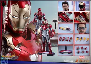 Hot Toys IRON MAN MARK XLVIl Spider-Man Homecoming Diecast Figure MMS427 D19 LN - Picture 1 of 18
