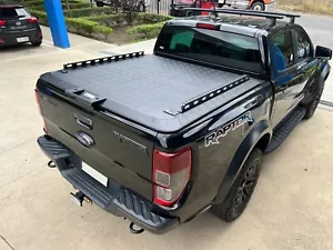 FOR FORD RANGER PX PX2 PX3 2011 – 08 /2022 & RAPTOR ALUMINIUM HARD LID BLACK - Picture 1 of 10