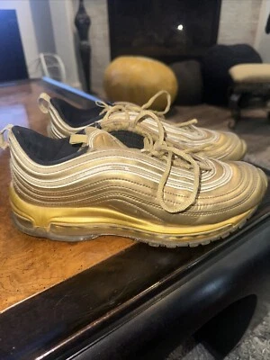 Nike Air Max 97 QS Men’s Size 8 Wmn’s Size 9.5, Olympic Gold Medal CT4556-700 - Image 1 of 4