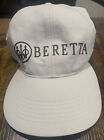 Beretta Firearms Trident Logo Spellout Baseball Hat Cap Adjustable Beige Nylon