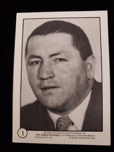 1989 FTCC The Three Stooges II Blue Back Curly Howard #1 