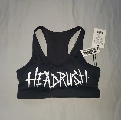 Headrush Sports Bra Women's Black Padded Size XXS - Image 1 of 4