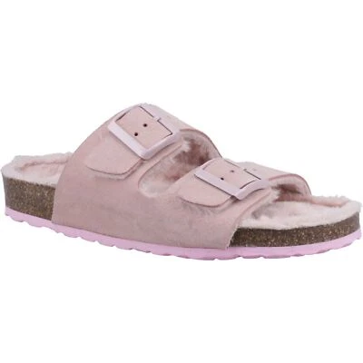 Hush Puppies Jessie Leather Women's Blush Slippers New - Image 1 of 4