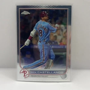 2022 Topps Chrome Update Baseball Base Nick Castellanos USC67 Phillies - Picture 1 of 2