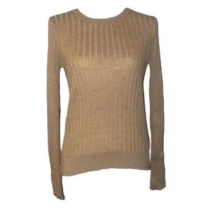 J. Crew Tippi 100% Merino Wool Sweater Ribbed Womens Large - Flaw - Picture 1 of 10