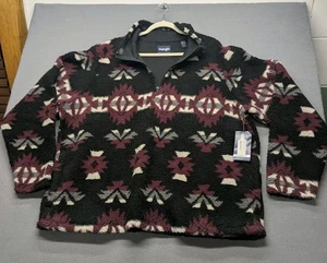 Wrangler Men's 1/4 Zip Sherpa Pullover Side Pockets Jacket Size XL - Bild 1 von 8