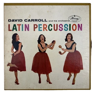 David Carroll & Orchestra - Latin Percussion - 7 1/2 ips 4 track Reel to reel - Picture 1 of 3