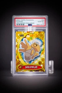 2004 Topps Pokemon Advanced Challenge Shedinja PSA 10 error label - Picture 1 of 2
