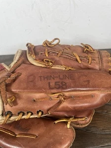 Vintage Baseball Glove Mitt DR Thin-Line L58 Right Hand Throw 12,5 Inches - Picture 1 of 11