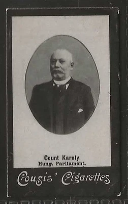 COUSIS (MALTA)-CELEBRITIES 1905 (KF2162)-#028- COUNT KAROLY - Image 1 of 2