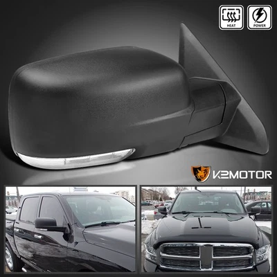 Right Side Fits 2009-2012 Dodge Ram 1500 Power Heated+LED Signal View Mirror - Image 1 of 4