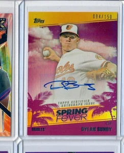 DYLAN BUNDY 2014 Topps SPRING FEVER AUTOGRAPH #/149 Baltimore ORIOLES AUTO - Picture 1 of 1