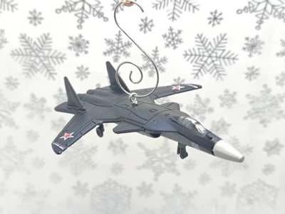 Sukhoi SU-47 Burke Russian Fighter Jet Custom Christmas Ornament Airplane Pilot  - Image 1 of 4