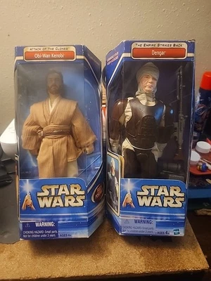 2002 Star Wars Attack Of The Clones Obi-Wan Kenobi & Dengar - Imagem 1 de 4