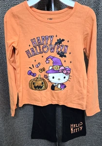 Hello Kitty Unisex Happy Halloween 2 Pc Outfit Size 6X NWT - Picture 1 of 8