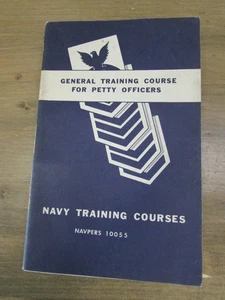 General Training Course for Petty Officers - (Navpers 10055) 1953 Vintage - Picture 1 of 6