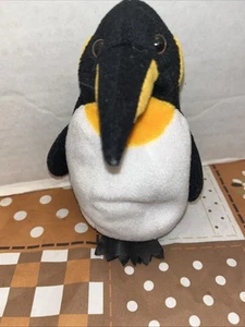 Vintage 1997 24K Mighty Star Penguin Beanbag Bean Bag Plush Stuffed Toy - Picture 1 of 5