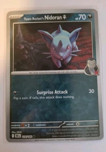Team Rocket's Nidoran F 114/182 Sv10: Destined Rivals Reverse Holo - Picture 1 of 1